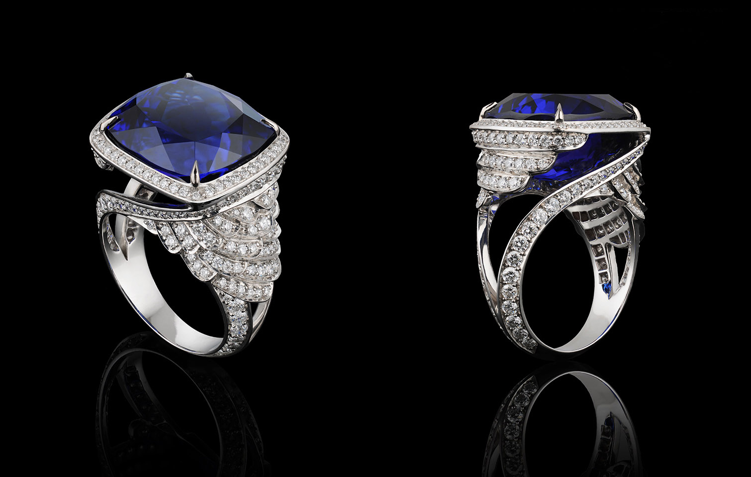 Tanzanite Diamond Ring